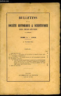 Bulletin De La Société Historique Et Scientifique Des Deux-sèvres Tome I 2e Trimestre - Actes De La Société, Forteresse - Auvergne