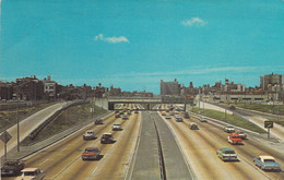 USA - Illinois - Chicago - Dan Ryan Expressway - Voitures Américaines Années 1960  - Carte Postale Ancienne - Chicago