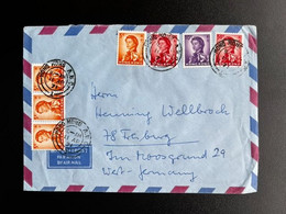 HONG KONG 1971 LETTER HONG KONG TO FREIBURG 11-04-1971 - Storia Postale