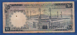 SAUDI ARABIA - P.13 – 10 Riyals ND 1968 F/VF, Serial Number: See Photos - Saudi Arabia