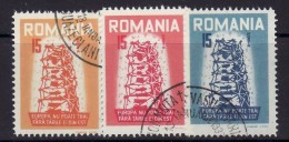 ROMANIA IN EXILE 1957 EUROPA CEPT  USED  PERFORATED - 1957