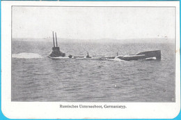 RUSSIA SUBMARINE Photo From A Old Album * U-boot Unterseeboot Sous-marin Sommergibile Sottomarino Submarino Onderzeeër - Barche