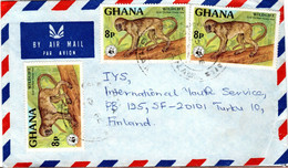 WWF, WNF, Letter  GHANA  Forerunner  /  Lettre  L'avant-coureur - Lettres & Documents