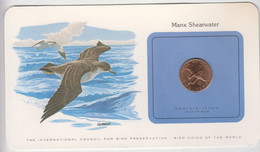 Isle Of Man 1979 2p Coin On Commemorative Card - Isle Of Man
