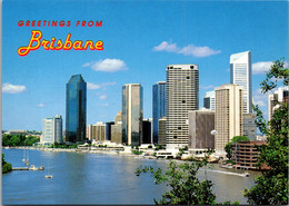 Australia Greetings With Skyline View - Brisbane