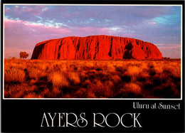 Australia Ayers Rock Uluru At Sunset - Zonder Classificatie