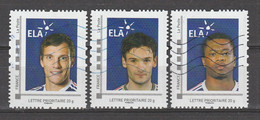 FRANCE 2009 ISSU COLLECTO ELA - S SQUILLACI + HUGO LLORIS + PATRICE EVRA OBLITERE - Collectors