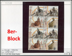 China 2007 - Macau 2007 - Macao 2007 - Michel 1498-1501 Im Achterblock / Bloc De 2x4 - Oo Oblit. Used Gebruikt - - Usados