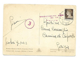 WWII Italy Albania Postcard 1942 Scutari / Skadar -> Gorica, With Censor Stamp, Posta Militare No 60  (No 2112) - Albanie