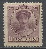 Luxembourg - Luxemburg 1921-22 Y&T N°121 - Michel N°124 * - 6c Grande Duchesse Charlotte - 1921-27 Charlotte De Frente