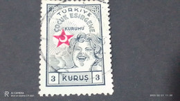 TÜRKEY--YARDIM PULLARI-1930-40  ÇOCUK ESİRGEME PULLARI  3K  DAMGALI - Wohlfahrtsmarken