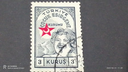 TÜRKEY--YARDIM PULLARI-1930-40  ÇOCUK ESİRGEME PULLARI  3K  DAMGALI - Sellos De Beneficiencia