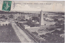 ALGERIE  - OUARGLA - VUE GENERALE - BUREAU ARABE ET MOSQUEE - Ouargla