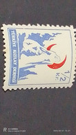 TÜRKEY--YARDIM PULLARI-1950-60  KIZILAY PULLARI  0.50K  DAMGASIZ - Liefdadigheid Zegels