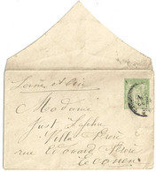 Enveloppe Entier Postal - Sage - Avec Date 903 - Overprinted Covers (before 1995)