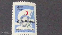 TÜRKEY--YARDIM PULLARI-1950-60  KIZILAY CEMİYETİ  2.50K  DAMGASIZ - Timbres De Bienfaisance