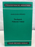 Spinoza, Benedictus De: Sämtliche Werke; Band 3., Theologisch-politischer Traktat. - Philosophie