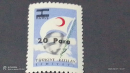 TÜRKEY--YARDIM PULLARI-1950-60  KIZILAY CEMİYETİ  2.50K  DAMGASIZ - Timbres De Bienfaisance