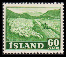 1950. ISLAND. Work And Views. 60 AUR Sheeps Never Hinged.  (Michel 265) - JF529691 - Ungebraucht
