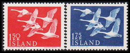 1956. Northern Countries Issue. Nordens Dag. Whooper Swans. Complete Set Never Hinged. (Michel 312-313) - JF529694 - Ongebruikt