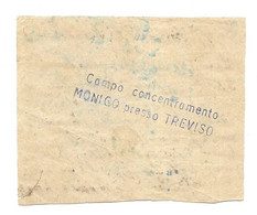 WWII Italy Slovenia Mail Sent To Lubiana With Rare Stamp "campo Concentramento MONIGO Presso TREVISO" RRR  (No 2117) - Ljubljana