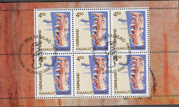 2000. GRØNLAND Culture 4,50 Kr. In Block With 6 Stamps From Stamp Booklet. (MICHEL 356) - JF529759 - Oblitérés