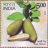 India 2023 Agricultural Goods Of India -- Geographical Fruit - Kaji Nemu 1v Rs.5.00 Stamp MNH As Per Scan - Agriculture