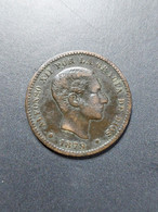 CINCO CENTIMOS 1879 OM - Monedas Provinciales