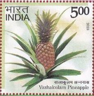 India 2023 Agricultural Goods Of India -- Geographical Fruit - Vazhakulam Pineapple 1v Rs.5.00 Stamp MNH As Per Scan - Agriculture