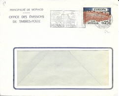 MONACO - TIMBRE N° 571 - EUROPA   - 1962 -  TARIF DU 1 1 60  -  FLAMME  : MONACO - Brieven En Documenten