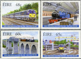 165269 MNH IRLANDA 2005 150 ANIVERSARIO DE LA LINEA DUBLIN-BELFAST - Collezioni & Lotti