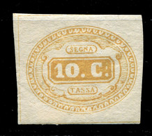 REGNO 1863 Segnatasse C. 10 MNH Integro - Postage Due
