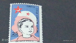 TÜRKEY--YARDIM PULLARI- ÇOCUK ESİRGEME 25K  DAMGASIZ - Charity Stamps