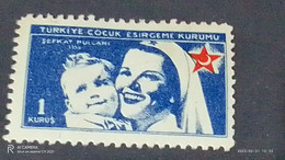 TÜRKEY--YARDIM PULLARI- ÇOCUK ESİRGEME 1K  DAMGASIZ - Charity Stamps