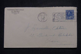 CANADA - Enveloppe De Montréal Pour La France En 1926, Oblitération Mécanique Sur Le Père Noël - L 140510 - Brieven En Documenten