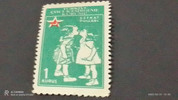 TÜRKEY--YARDIM PULLARI- 1950-60   ÇOCUK ESİRGEME 1K  DAMGASIZ - Charity Stamps