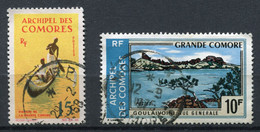 Comores - 1964 -> 1973  - Yt 33 + Yt 80 - Oblitérés - Poste Aérienne