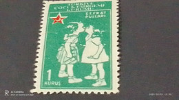 TÜRKEY--YARDIM PULLARI- 1950-60   ÇOCUK ESİRGEME 1K  DAMGASIZ - Charity Stamps