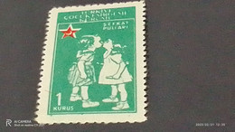 TÜRKEY--YARDIM PULLARI- 1950-60   ÇOCUK ESİRGEME 1K  DAMGASIZ - Francobolli Di Beneficenza
