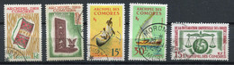 Comores - 1963 -> 1973 - Yt 28 - 29 - 31 - 33 - 34 - Oblitérés - Poste Aérienne