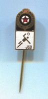 Handball - JSD Partizan Belgrade Serbia, Vintage Pin Badge Abzeichen, Enamel - Pallamano