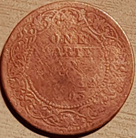 British India 1903 KEVII KING EDWARD VII East India Company 1/4a QUARTER Anna COIN As Per Scan - Autres – Asie