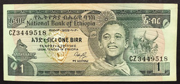 Etiopia Ethiopia  1 Birr 1976 Spl Lotto.2228 - Etiopía