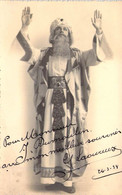 Dédicace - Autographe - J LAOUREUX - Carte Postale Ancienne - Artistes