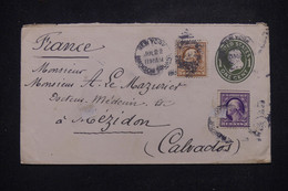 ETATS UNIS - Entier Postal + Compléments De New York Pour La France En 1910 - L 140519 - 1901-20