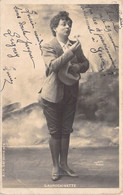 Dédicace - Autographe - GAVROCHINETTE - Carte Postale Ancienne - Artisti