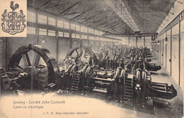 BELGIQUE - SERAING - CENTRALE ELECTRIQUE - SOCIETE JOHN COCKRILL - JFH - Carte Postale Ancienne - Seraing