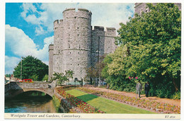 CPSM 9 X 14 Grande Bretagne Angleterre (4) CANTERBURY Westgate Tower And Gardens - Canterbury