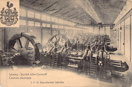 BELGIQUE - SERAING - SOCIETE JOHN COCKRILL - CENTRALE ELECTRIQUE - JFH - Carte Postale Ancienne - Seraing