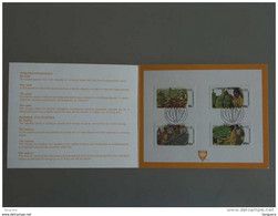 Venda Presentation Card  1980 Bananen Plantage Culture De La Banane   Yv  30-33 - Venda